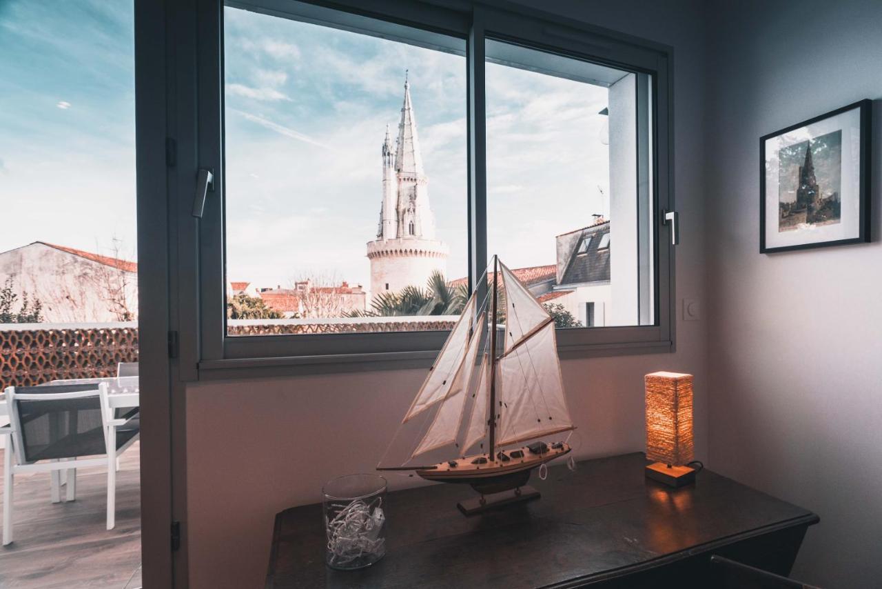 Vue Superbe Sur Tour De La Lanterne T2 Avec Terrasse Remparts 2 Apartment Ла Рошел Екстериор снимка